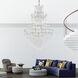 Maria Theresa 84 Light 70 inch Chrome Up Chandelier Ceiling Light